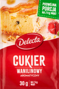 Delecta Cukier waniliowy 30 g