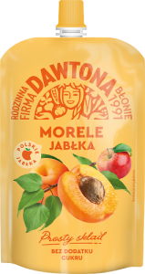 Dawtona Mus morele jabłka 180 g