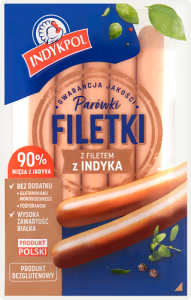 Indykpol Parówki filetki z filetem z indyka 200 g