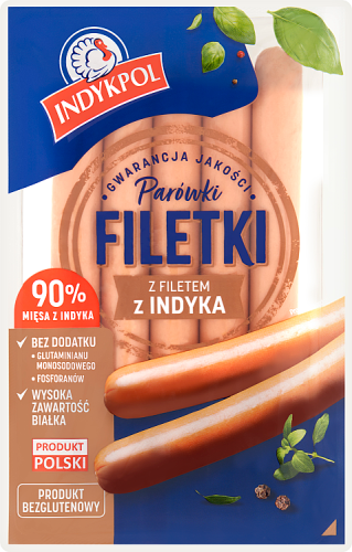 Indykpol Parówki filetki z filetem z indyka 200 g