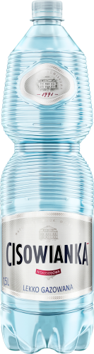 Cisowianka Naturalna woda mineralna lekko gazowana niskosodowa 1,5 l