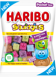 Haribo Squidgies Guma o smaku owocowym i coli 80 g