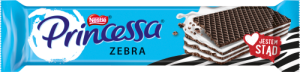 Princessa Zebra Kakaowy wafel przekładany mlecznym kremem 30 g