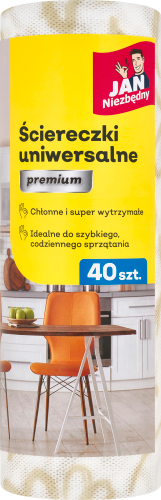 Jan Niezbędny Ściereczki uniwersalne premium 40 sztuk