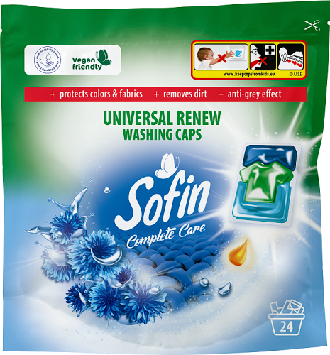 Sofin Complete Care Universal Renew Kapsułki do prania 576 g (24 prania)