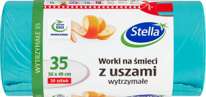 Stella Worki na śmieci z uszami 35  30 sztuk