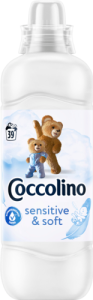 Coccolino Sensetive & Soft Płyn do płukania tkanin koncentrat 975 ml (39 prań)