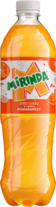 Mirinda Zero cukru Napój gazowany o smaku pomarańczy 0,85 l (plus KAUCJA)