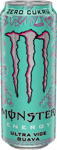 Monster Energy Ultra Vice Guava Gazowany napój energetyzujący 500 ml (plus KAUCJA)