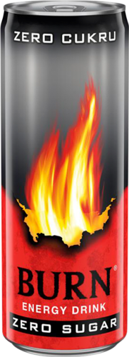 Burn Zero cukru Original Gazowany napój energetyczny 250 ml (plus KAUCJA)