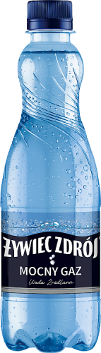 Żywiec Zdrój Mocny Gaz Woda źródlana 500 ml (plus KAUCJA)