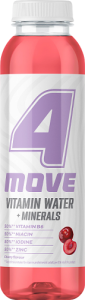 4Move Vitamin Water Napój niegazowany o smaku wiśniowym 556 ml (plus KAUCJA)