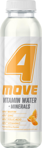 4Move Vitamin Water Napój niegazowany o smaku brzoskwiniowo-cytrusowym 556 ml (plus KAUCJA)