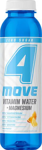 4Move Zero Sugar Napój niegazowany o smaku cytrusowym 556 ml (plus KAUCJA)