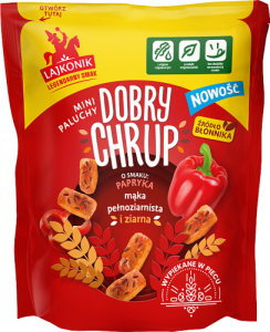Lajkonik Dobry Chrup Mini paluchy o smaku papryka 100 g