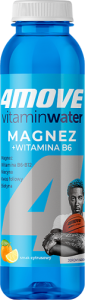 4Move Vitamin Water Magnez + B6 Napój niegazowany smak cytrusowy 556 ml