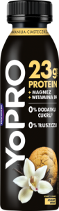 Danone YoPro Jogurt pitny smak wanilia-ciasteczko 270 g