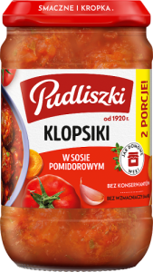 Pudliszki Klopsiki w sosie pomidorowym 590 g