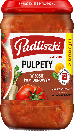 Pudliszki Pulpety w sosie pomidorowym 590 g