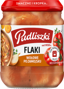 Pudliszki Flaki wołowe po zamojsku 450 g