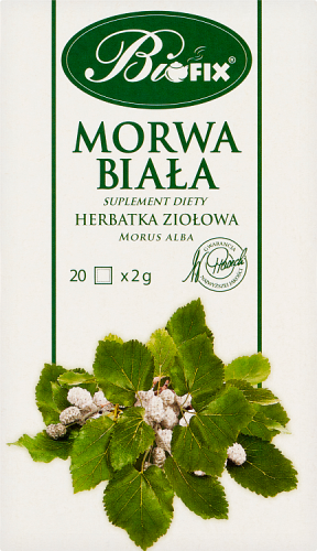 Bifix Suplement diety herbatka ziołowa morwa biała 40 g (20 x 2 g)