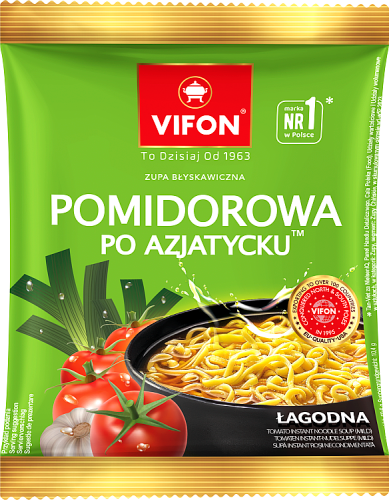 Vifon Zupa błyskawiczna pomidorowa po azjatycku 70 g