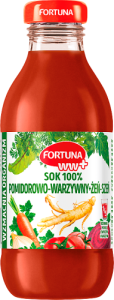 Fortuna WW+ Sok 100% pomidorowo-warzywny + żeń-szeń 300 ml