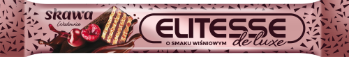 Wadowice Skawa Elitesse De Luxe Wafelek przekładany kremem wiśniowym w czekoladzie 20 g
