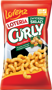 Curly Chrupki kukurydziane ze świeżo zmielonymi orzeszkami ziemnymi 120 g