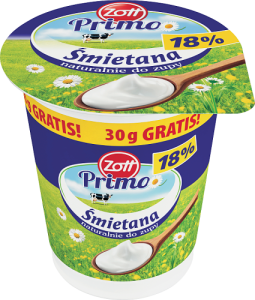 Zott Primo Śmietana 18 % 360 g