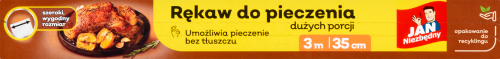 Jan Niezbędny Rękaw do pieczenia dużych porcji 3 m 35 cm