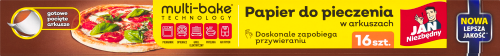 Jan Niezbędny Papier do pieczenia w arkuszach 16 sztuk