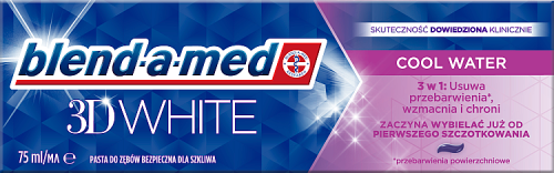 Blend-a-med 3D White Cool Water Pasta do zębów 75ml