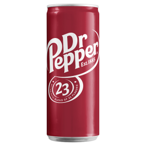 Dr Pepper Napój gazowany o smaku owocowym 0,33 l (plus KAUCJA)