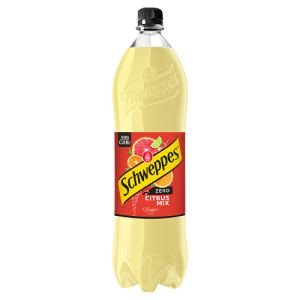 Schweppes Zero Citrus Mix Napój gazowany 1,35 l (plus KAUCJA)
