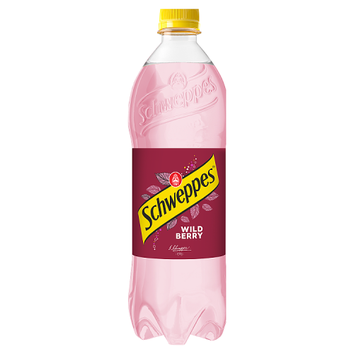 Schweppes Wild Berry Napój gazowany 0,85 l (plus KAUCJA)