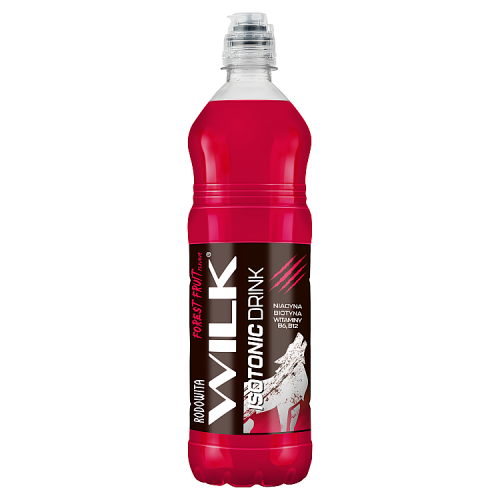 Rodowita Wilk Napój izotoniczny niegazowany o smaku owoców leśnych 750 ml (plus KAUCJA)