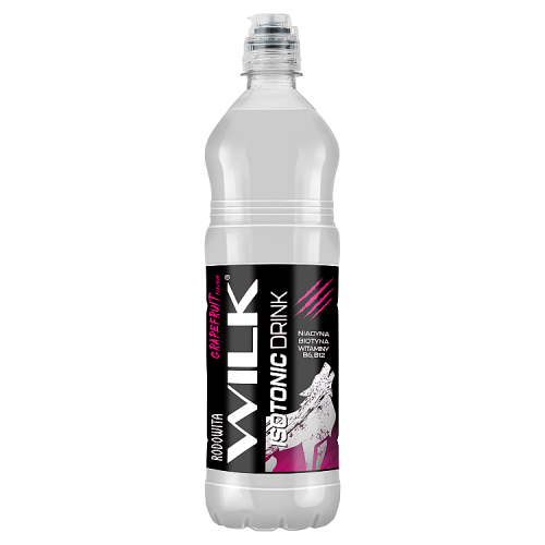 Rodowita Wilk Napój izotoniczny niegazowany o smaku grejpfrutowym 750 ml (plus KAUCJA)