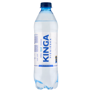 Kinga Pienińska Naturalna woda mineralna gazowana niskosodowa 500 ml (plus KAUCJA)