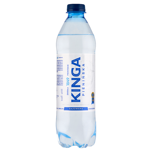 Kinga Pienińska Naturalna woda mineralna gazowana niskosodowa 500 ml (plus KAUCJA)