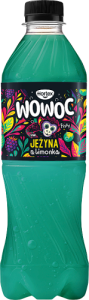 Hortex Wowoc Napój gazowany smak jeżyna & limonka 500 ml (plus KAUCJA)
