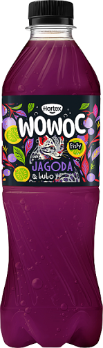 Hortex Wowoc Napój gazowany smak jagoda &amp; lulo 500 ml (plus KAUCJA)