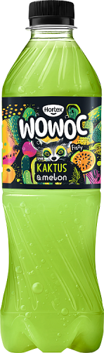 Hortex Wowoc Napój gazowany smak kaktus &amp; melon 500 ml (plus KAUCJA)