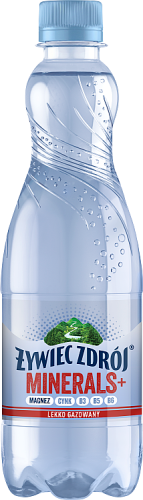 Żywiec Zdrój Minerals+ Napój lekko gazowany 500 ml (plus KAUCJA)