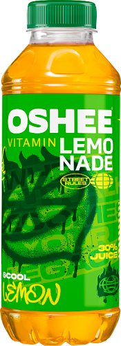 Oshee Vitamin Lemonade Napój owocowy o smaku cytrynowym 555 ml (plus KAUCJA)