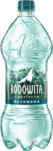Rodowita z Roztocza Naturalna woda mineralna gazowana 1 l (plus KAUCJA)