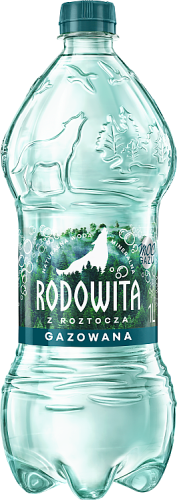 Rodowita z Roztocza Naturalna woda mineralna gazowana 1 l (plus KAUCJA)