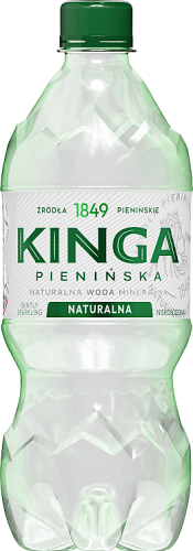 Kinga Pienińska Naturalna woda mineralna lekko gazowana niskosodowa 1 l (plus KAUCJA)
