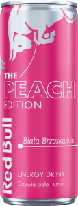 Red Bull Napój energetyczny biała brzoskwinia 250 ml (plus KAUCJA)