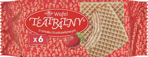 Kopernik Wafel teatralny o smaku truskawkowym 100 g (6 sztuk)